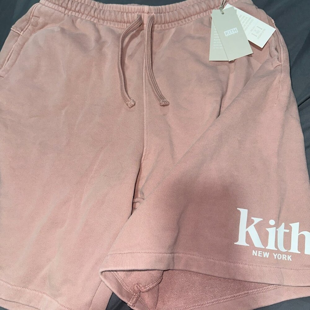 KITH KIDS SWEAT SHORTS NELSON DUSTY QUARTZ SIZE X LARGE (14-16) NWT
